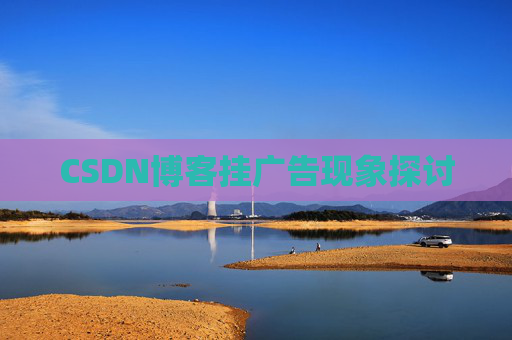 CSDN博客挂广告现象探讨